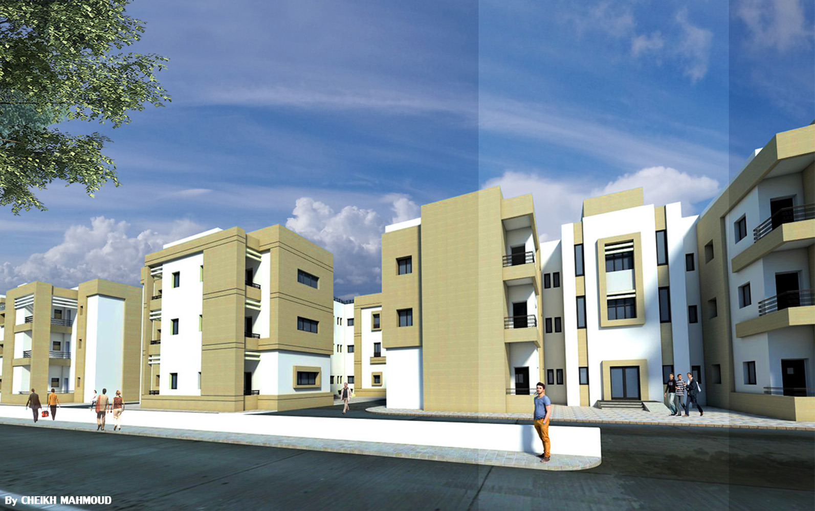 简约现代的利比亚外籍高管住宅-2