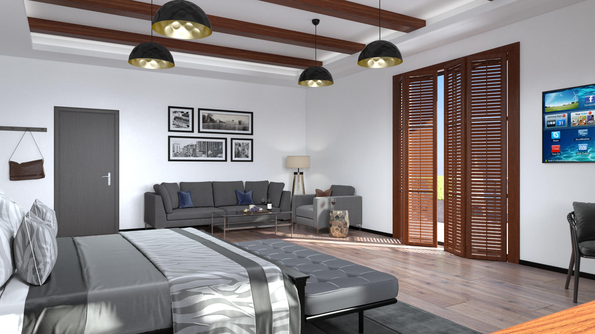 日内瓦酒店客房翻新设计-4