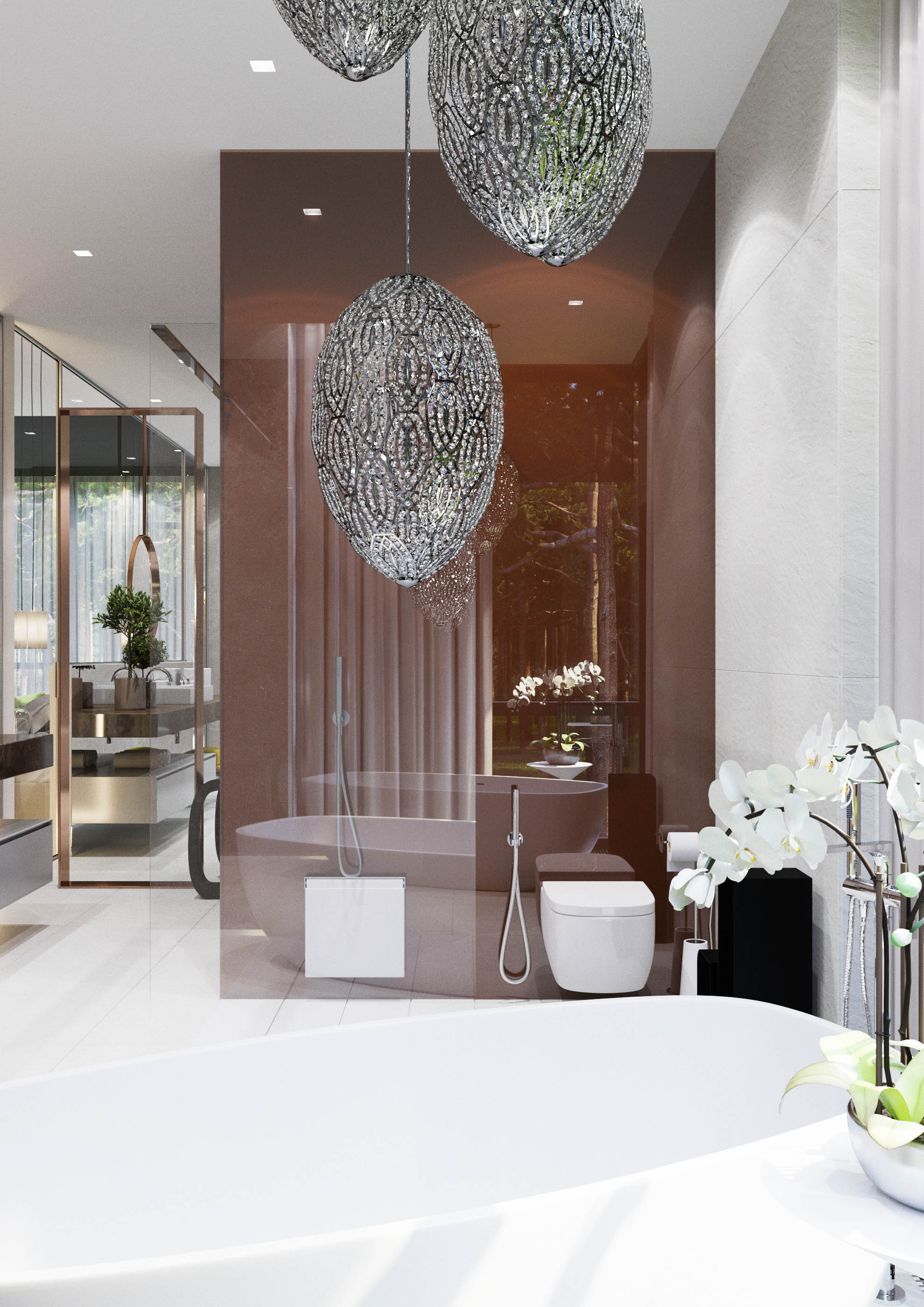 莫斯科乡村别墅 | 2017 年完工的单家庭住宅室内设计案例-6