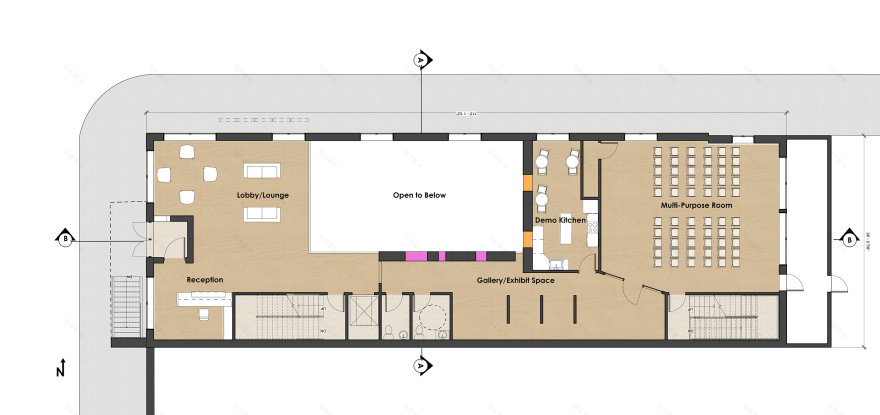 缤纷多元的南费城移民社区健康中心设计-17