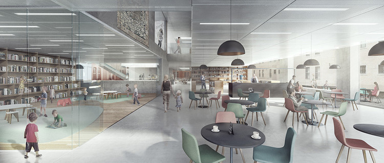 卡安建筑师事务所将历史学校融入新图书馆·表演艺术中心-28