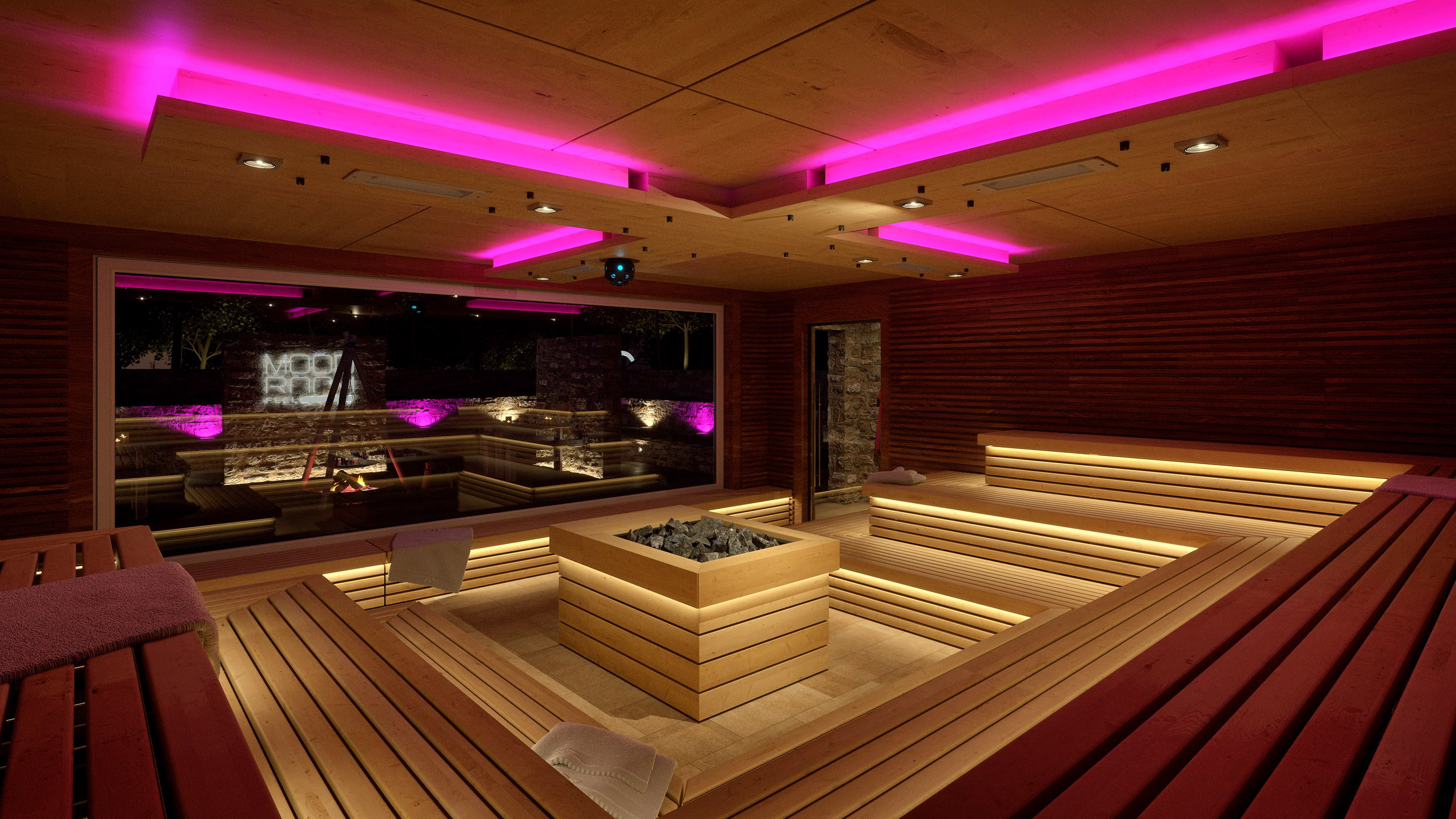 活动桑拿房设计，多元灯光营造 Mood-Room 氛围-14
