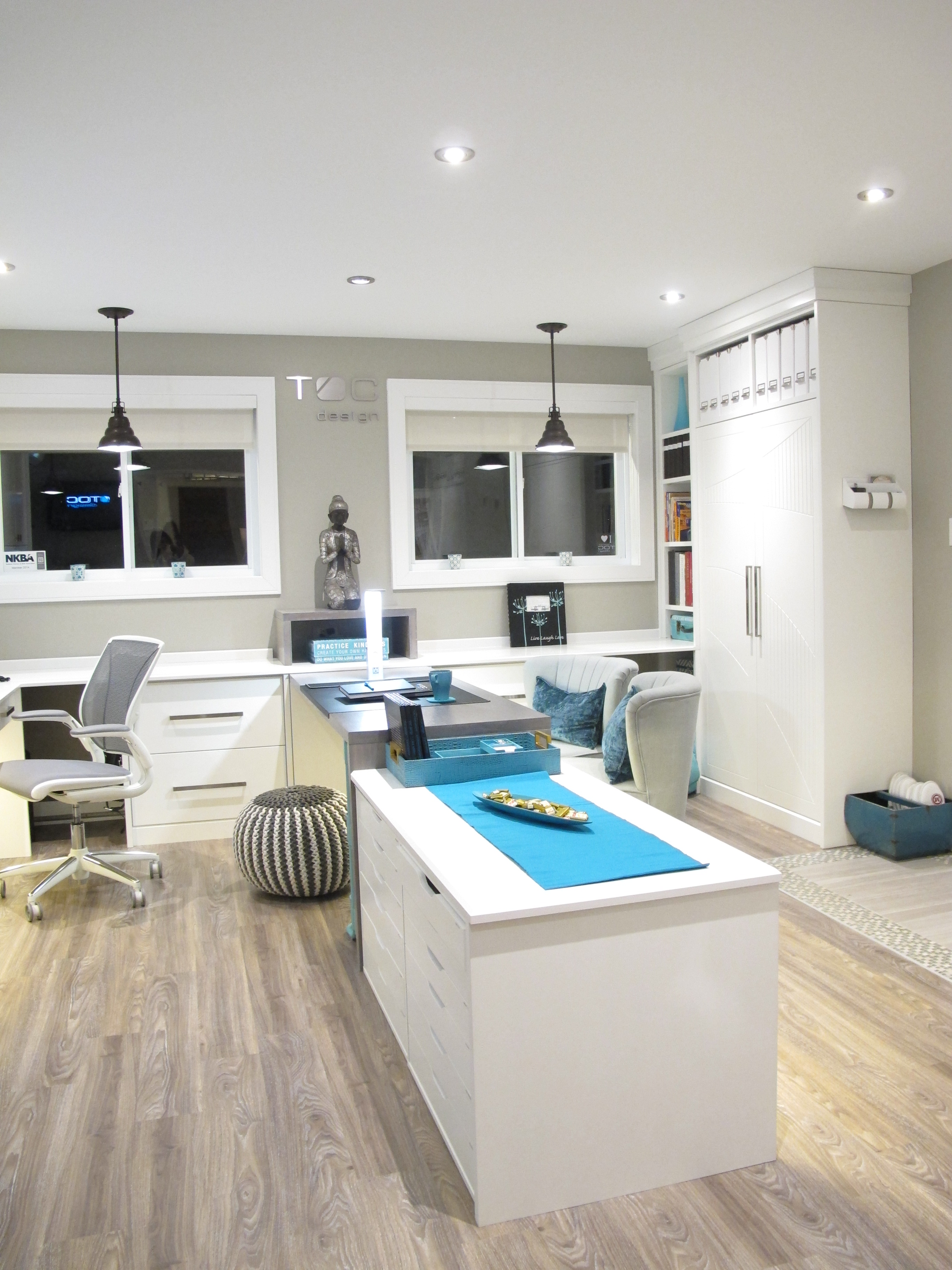 专业室内设计师的家办公空间-15