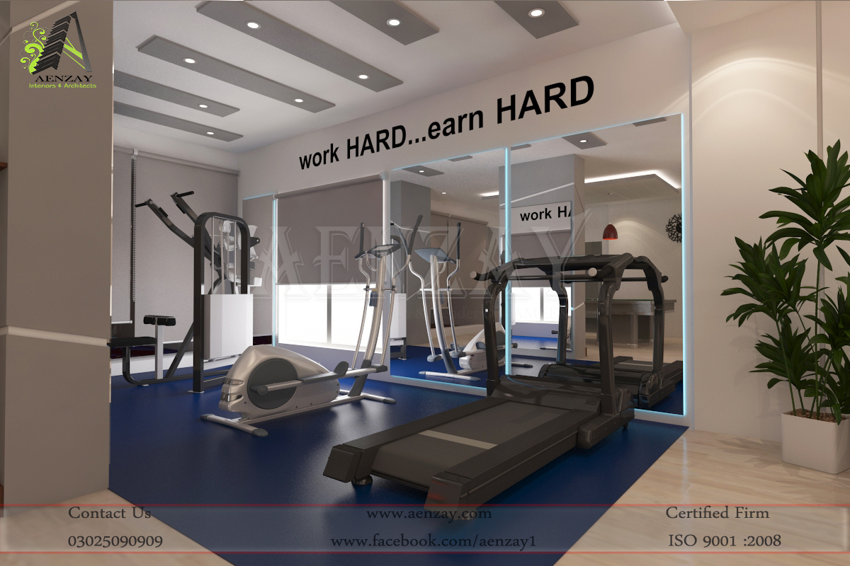 Software House Gym Area Designed by AenZay-5