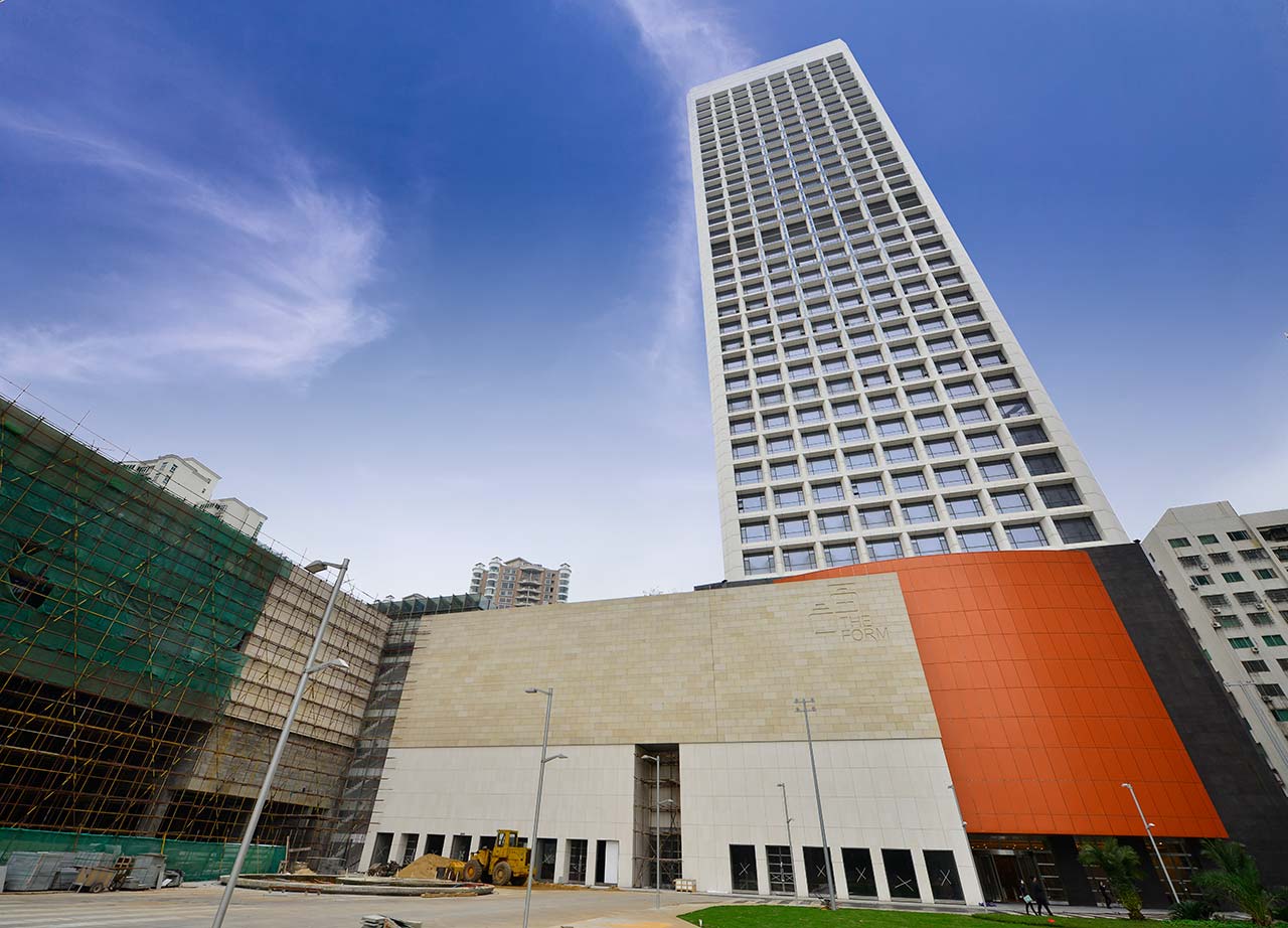 双塔对称立面设计-9