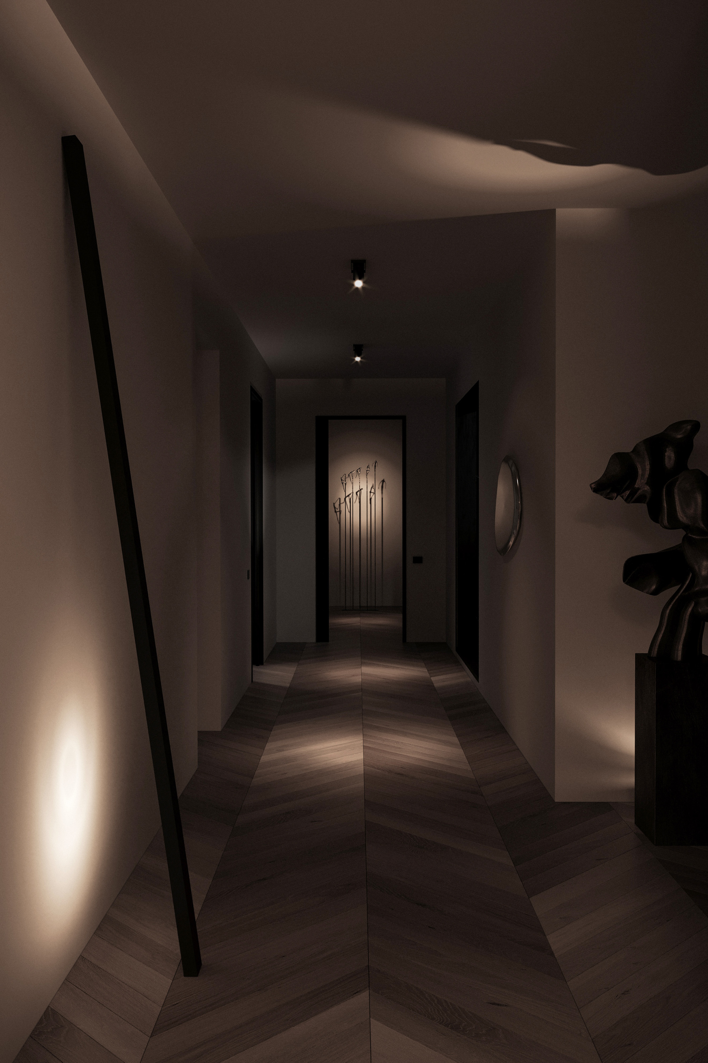 米兰中心 300 平米空中别墅，艺术与自然的和谐融合-5