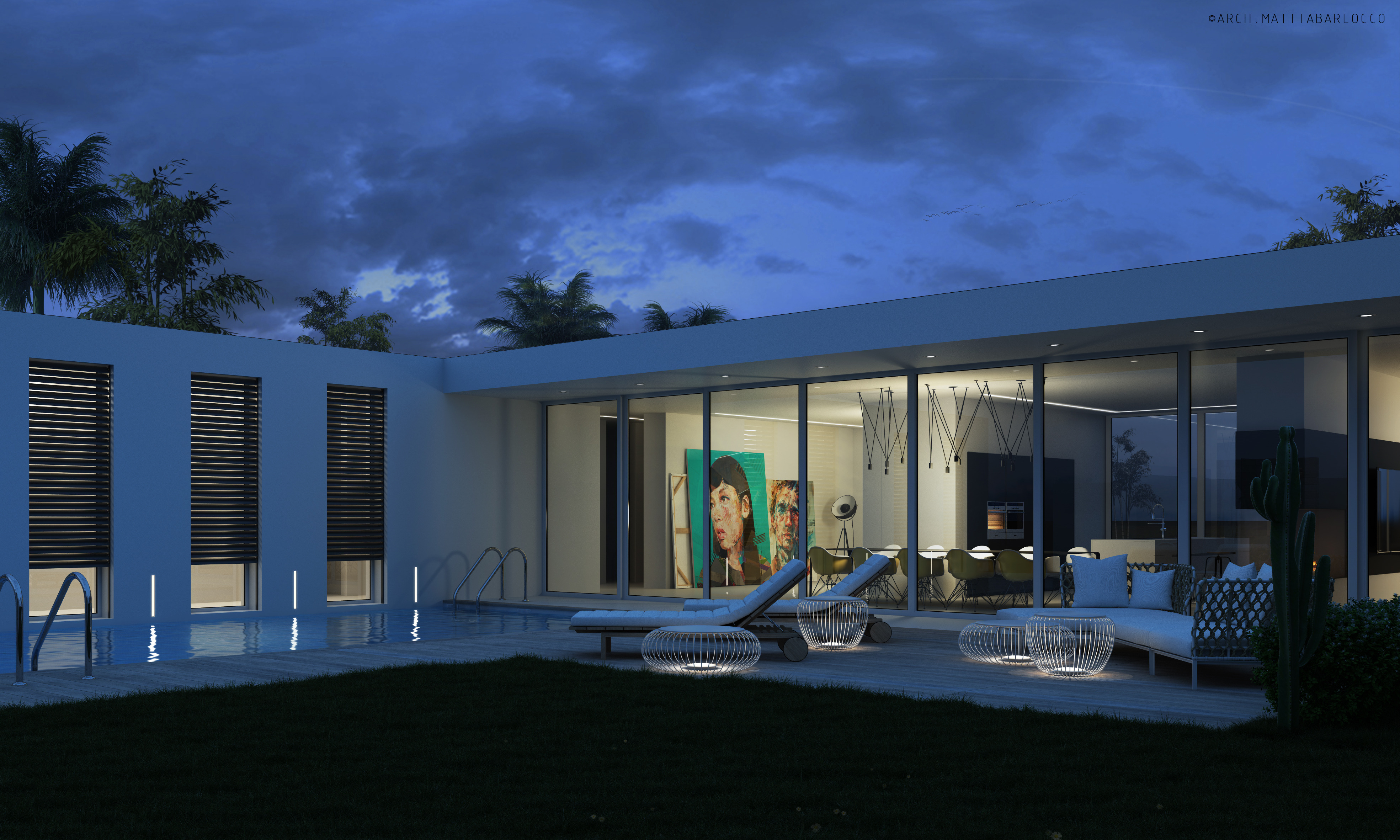 现代与传统交融的西班牙度假别墅设计-0