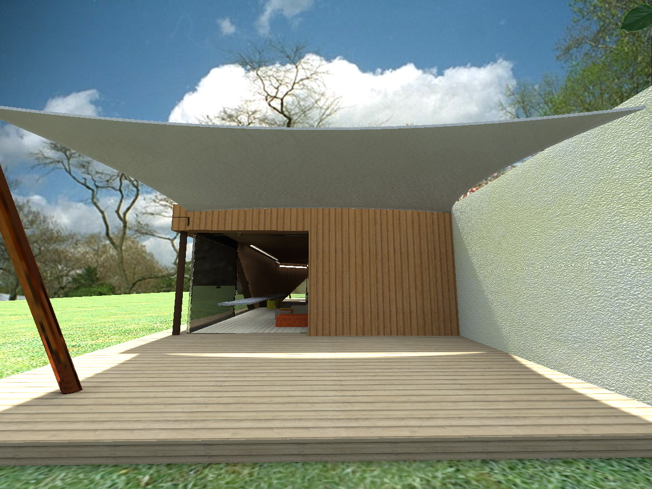 2017 年木结构新 Scouts 总部室内设计-4