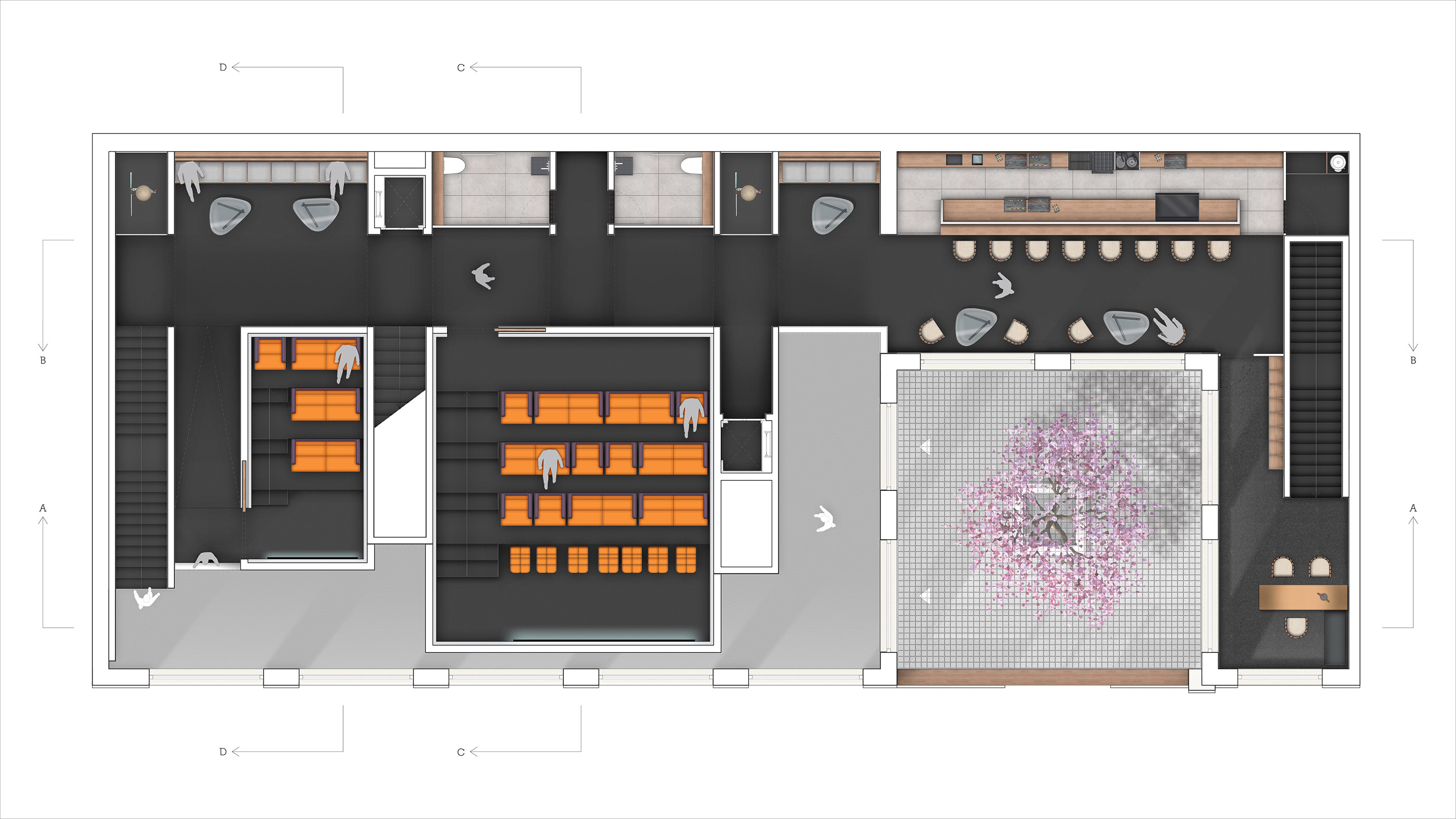 日本电影俱乐部“Kurabu”的空间设计-5