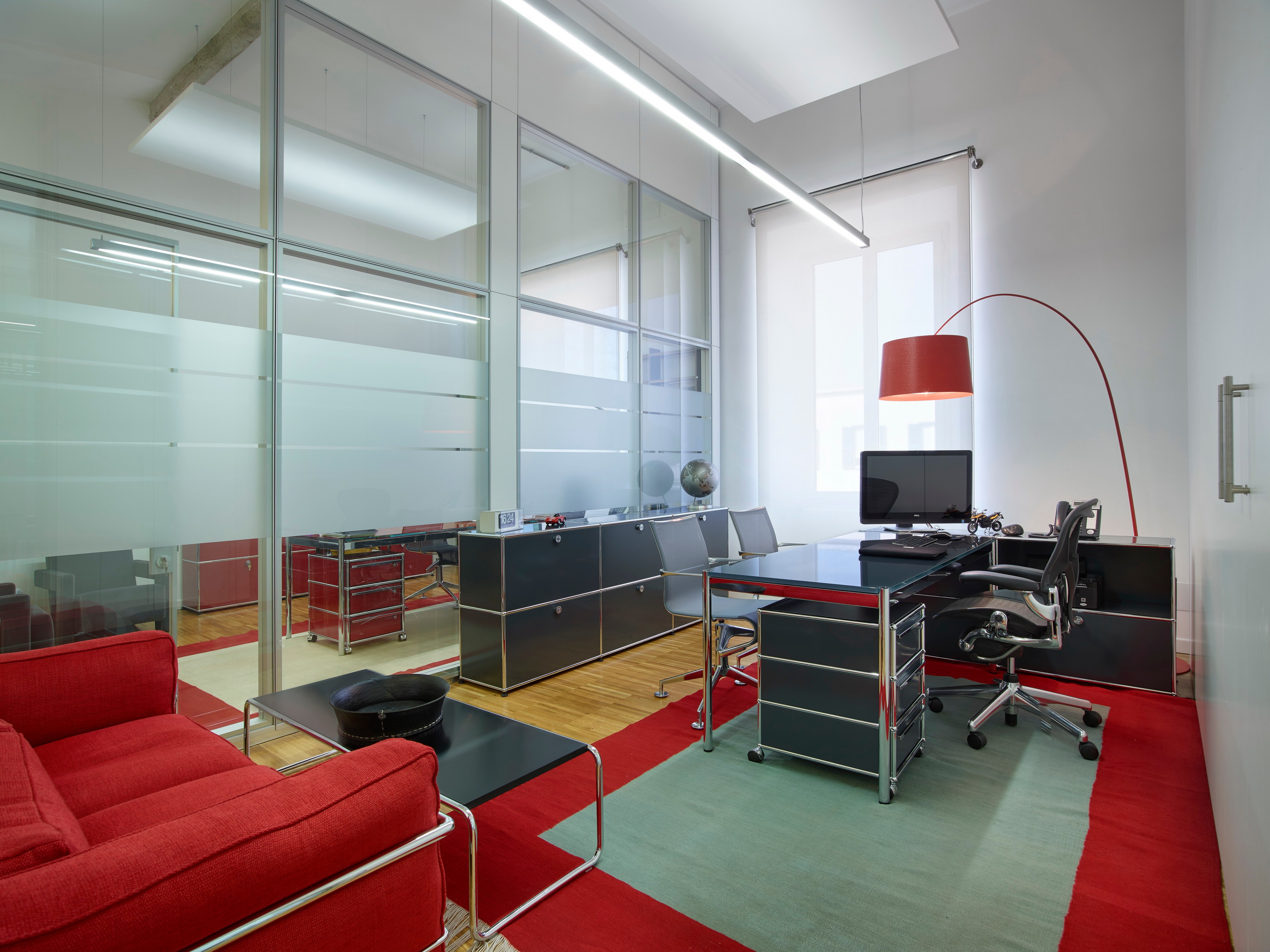 罗马保险公司的现代模块化办公室-2
