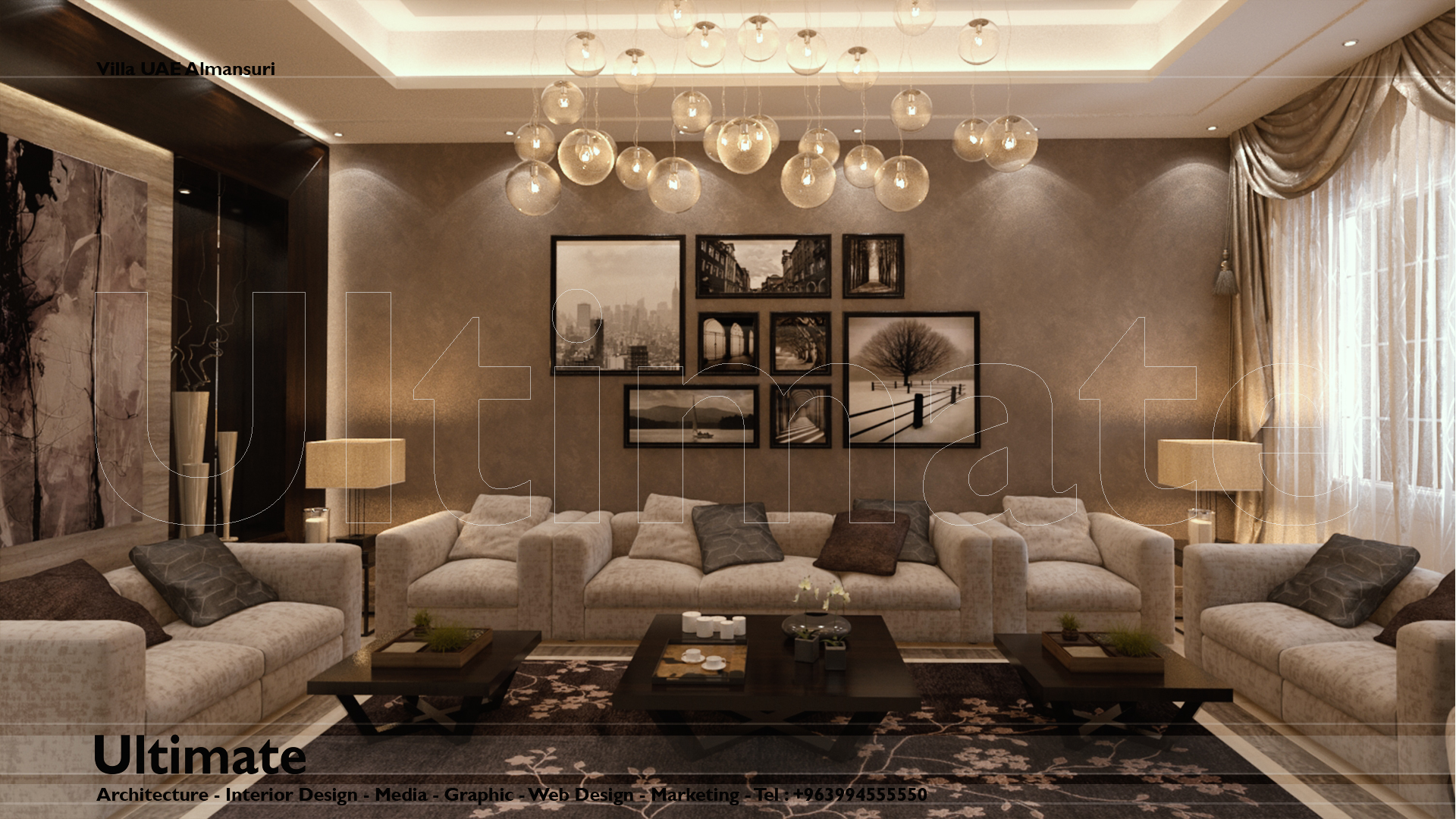 阿联酋 Almansuri 别墅室内设计案例分析-4