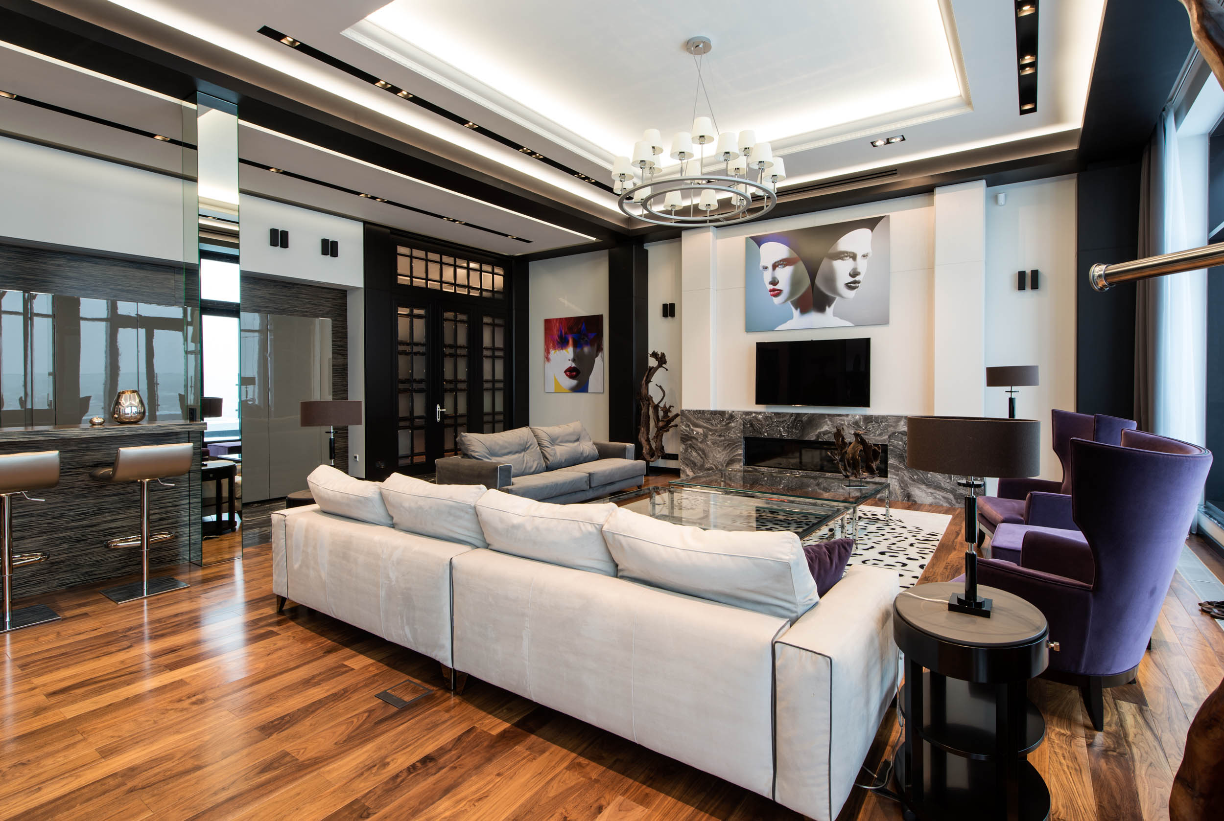 2017 年完成的 Tribeca 公寓设计-1