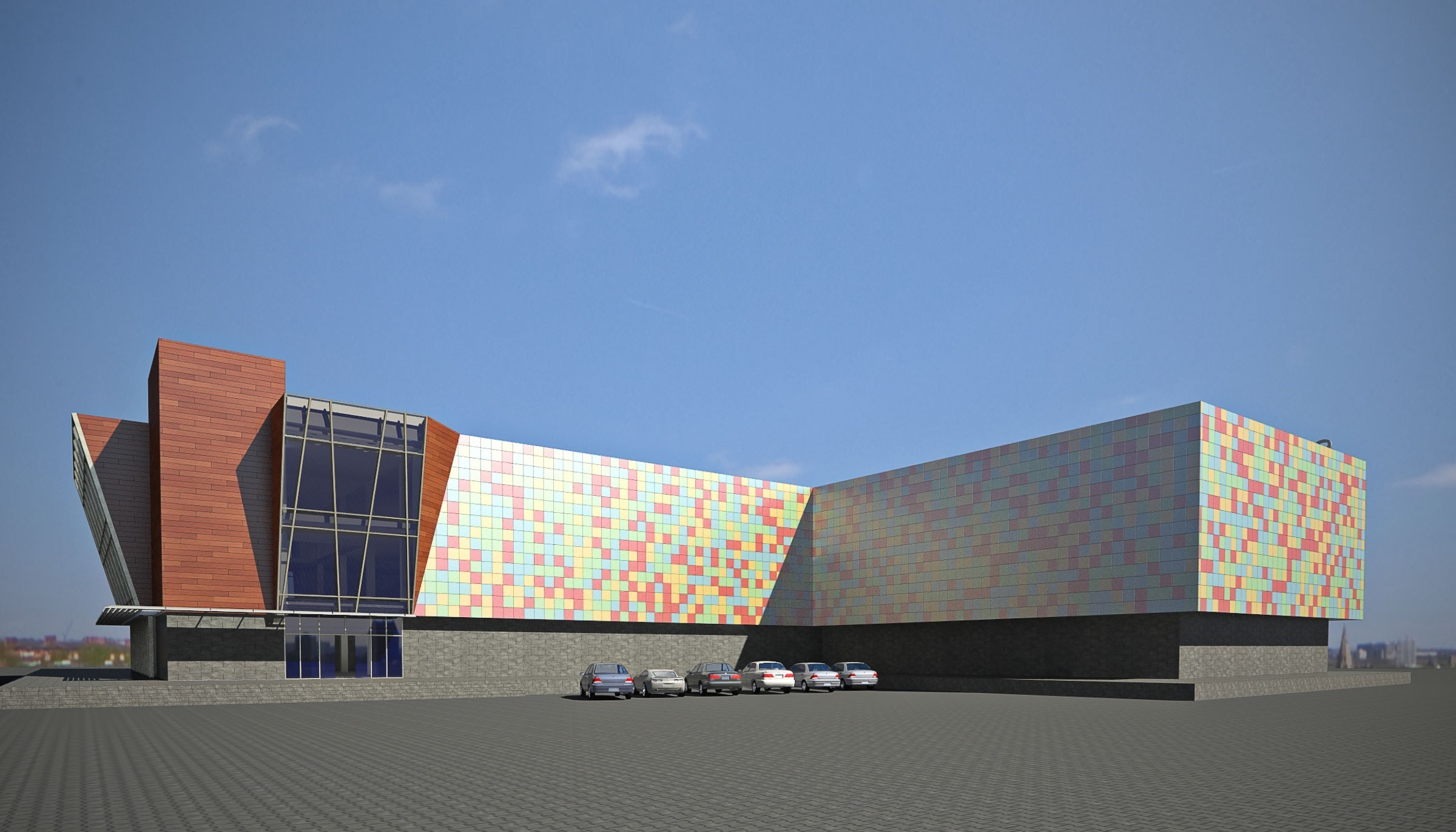 2014 年索契购物中心的临时市场设计-12