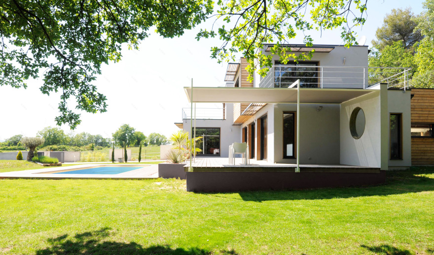 木结构现代住宅,环保与舒适的完美结合-3