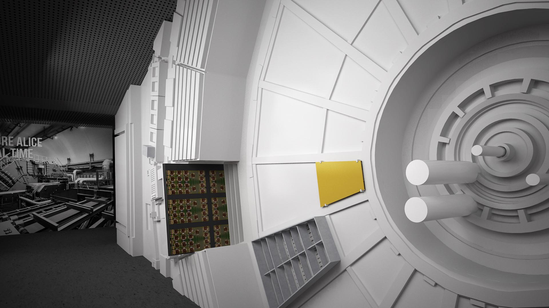 穿越宇宙之旅 · CERN ALICE 信息点展览设计-14