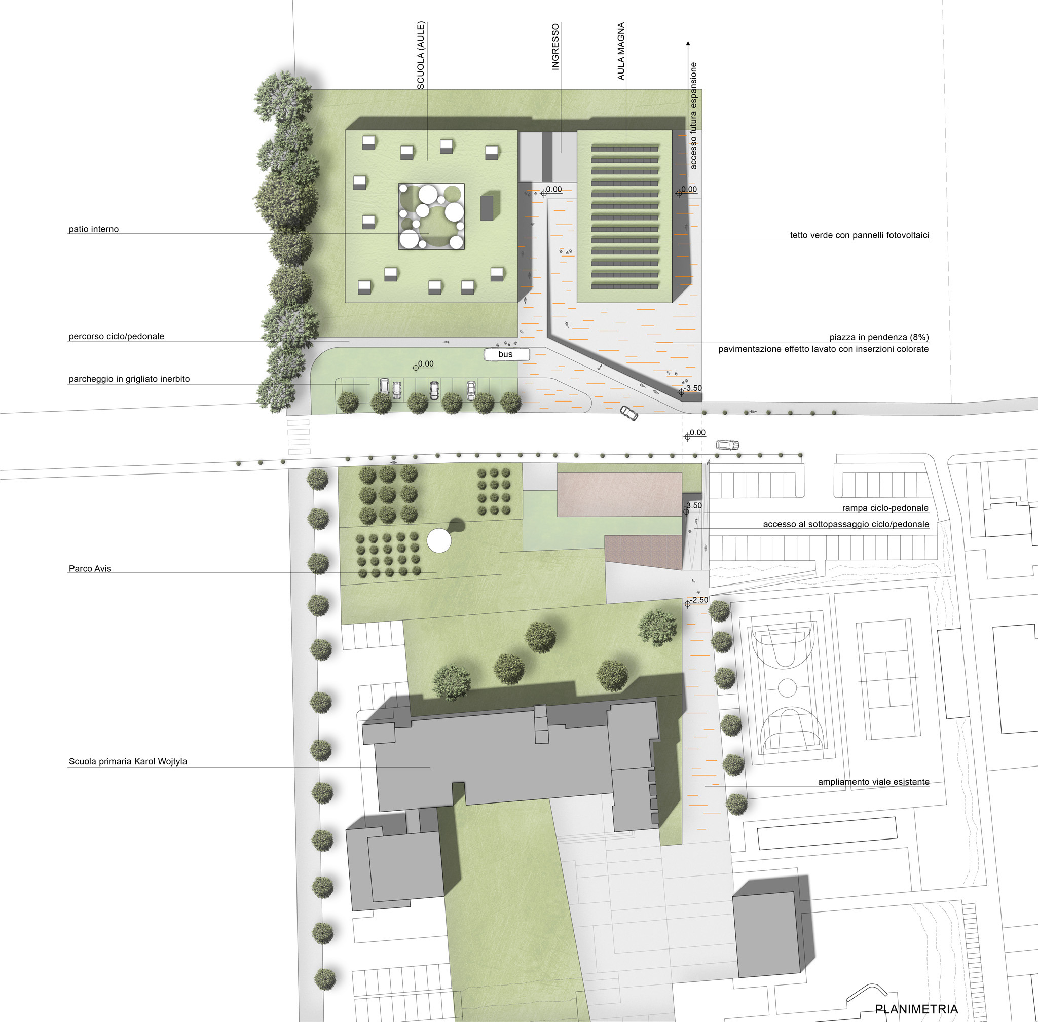 Berlingo 小学新校园设计 | 安全舒适的室内外学习空间-9