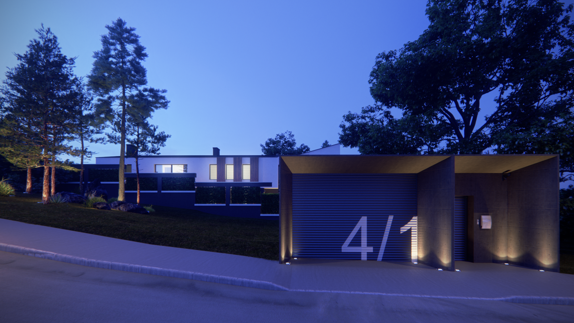 Hill House（山间豪华现代住宅）-47