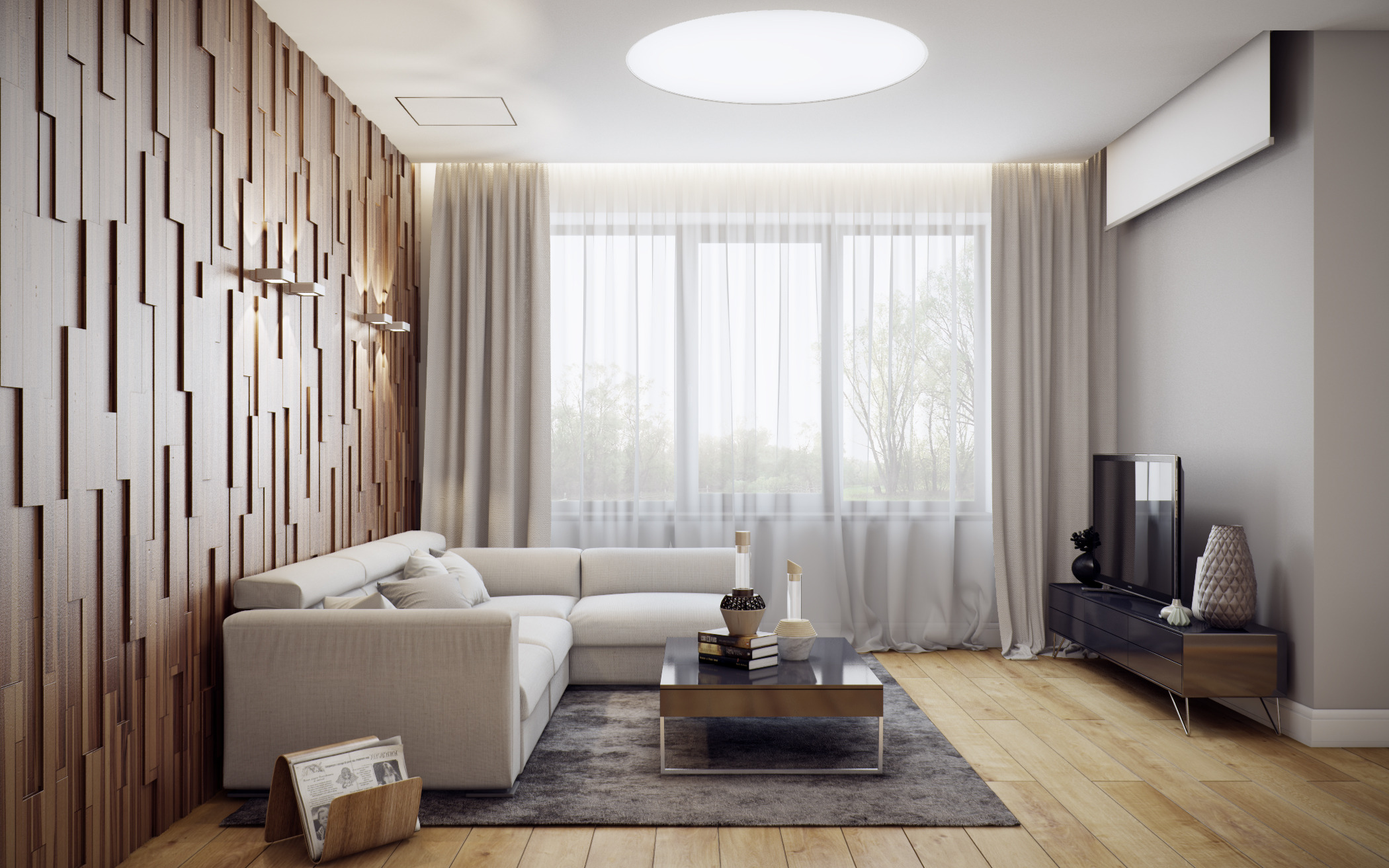 莫斯科郊区别墅时尚室内设计-17