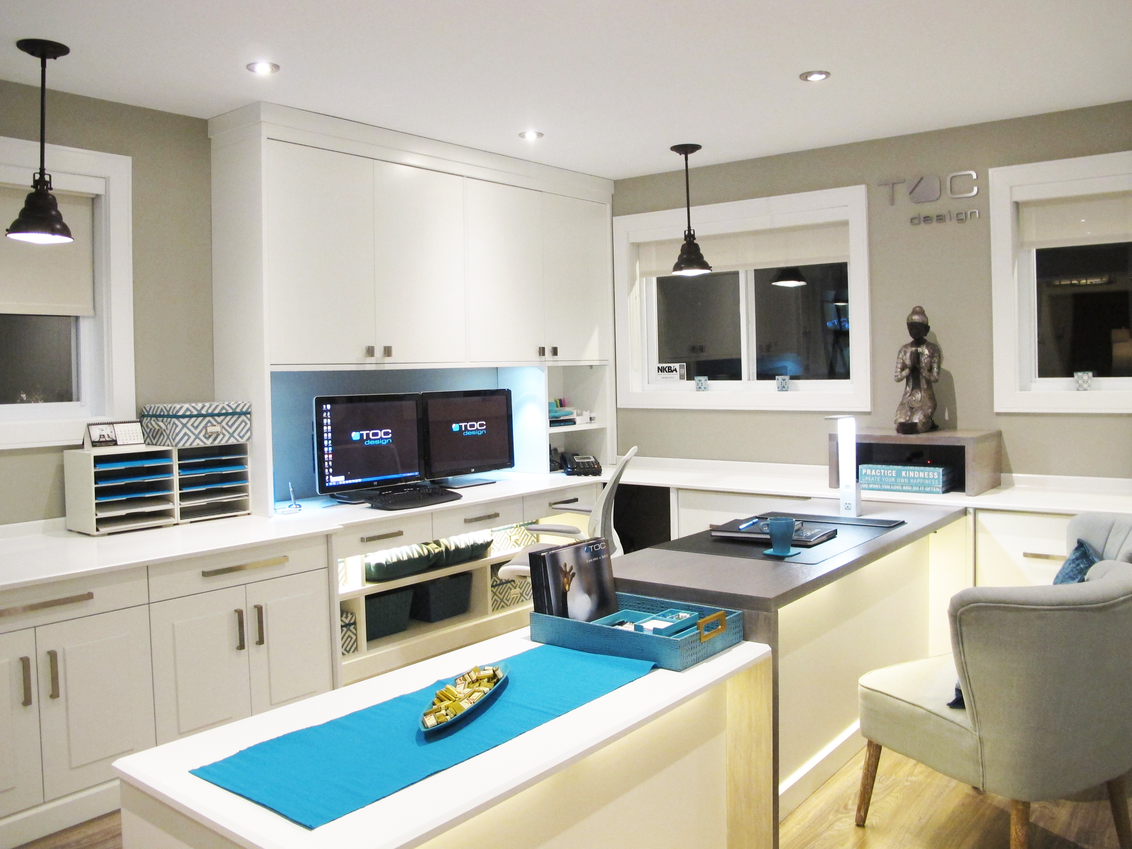 专业室内设计师的家办公空间-17