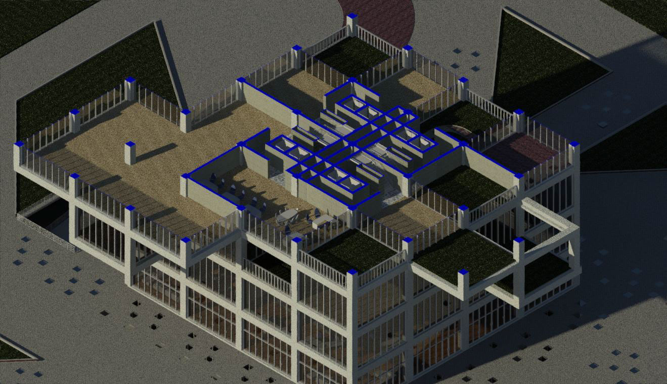 丹麦天空村 Rodovre 混合用途塔楼的 BIM 协调项目-12