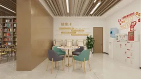 社区服务中心 / 某社区百姓客厅设计方案-9