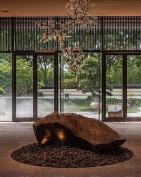 广州合景·臻颐府 | 山水禅意，云峰四谷的景观设计